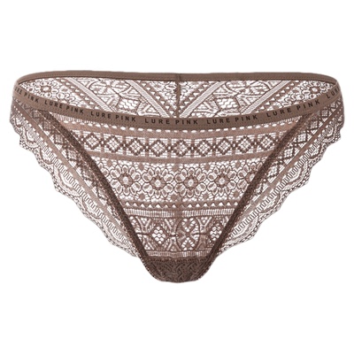 性感高开叉法式蕾丝内裤