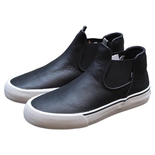 清货GLOBE滑板鞋中帮耐磨减震皮质一脚蹬休闲BMX鞋lakai切尔西靴