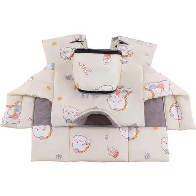 儿童亲子款斗篷电动车挡风被冬季加绒加厚防水电瓶2025新款防风罩