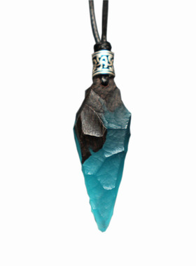 树脂与木夜光效果原创手工雕刻