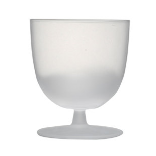 {结了的霜花 流向眼}中古玻璃vintage芬兰杯子水杯酒杯网红矮脚风