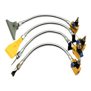 机床金属管吹风喷嘴节流调节阀蛇形管喷气嘴铝座固定万向空气喷头