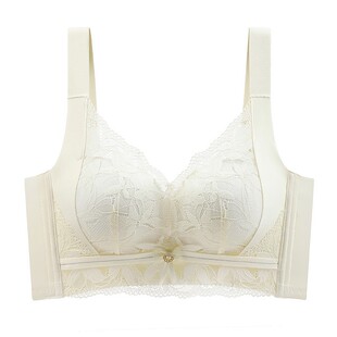 猫人内衣女小胸聚拢显大上托防下垂收副乳无钢圈调整型蕾丝文胸罩