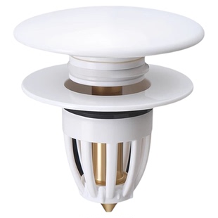 洗脸盆漏水塞陶瓷洗手盆按压式弹跳塞通用下水器配件洗脸池地漏塞