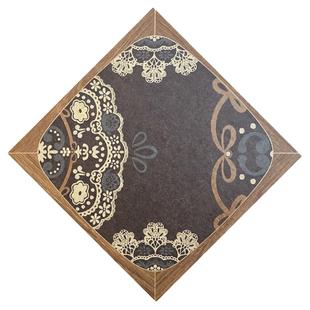 远晶 300x300中古风拼花木纹瓷砖法式复古防滑耐磨厨卫阳台墙地砖