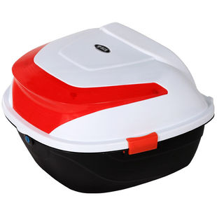 电动车后备箱摩托车尾箱电瓶车工具箱踏板车储物箱子雅迪爱玛通用