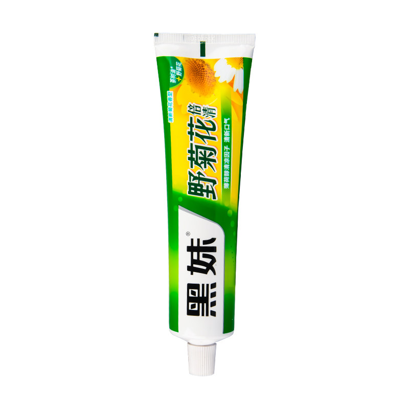 黑妹210g野菊花牙膏清新菊花香型牙膏