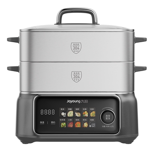 九阳电蒸锅多功能家用三层全不锈钢蒸煮炖一体锅2026新款旗舰正品