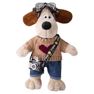 掌门狗车载摆件高级感可爱车尾挂饰汽车顶玩偶公仔车内中控摆件女