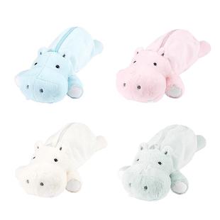 Nakabayashi仲林 河马岛毛绒笔袋ins日系女孩大容量文具盒小学初中生新款流行铅笔中性笔文具盒七夕礼物