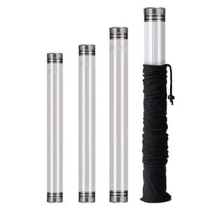 海报保护筒桶收纳收纳桶a3海报筒画筒透明书画收纳筒塑料圆柱带盖画卷字画防潮卷轴宣纸图纸挂画国画画桶密封