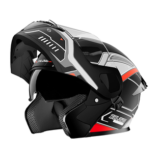 君豪龙3C认证电动车揭面盔男士通用全盔女四季通用摩托车安全帽子