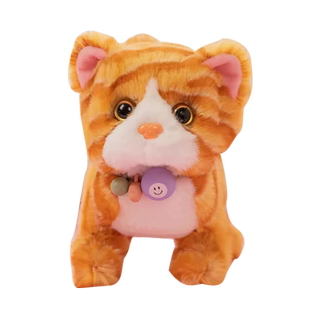 儿童电动毛绒玩具狗狗小猫咪走路会叫仿真小狗猫猫会走会翻滚跳舞