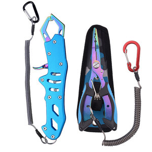 控鱼钳铝合金路亚控鱼器路亚钳钓鱼钳子套装不锈钢解钩取钩路亚钳