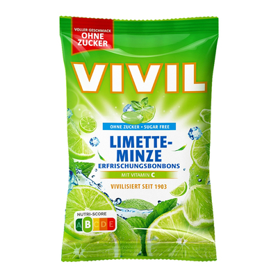 含维c德国无糖青柠解腻糖果