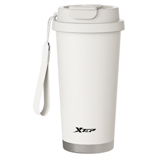 特步保温杯316不锈钢咖啡杯男款2026便携学生专用儿童水杯子男孩