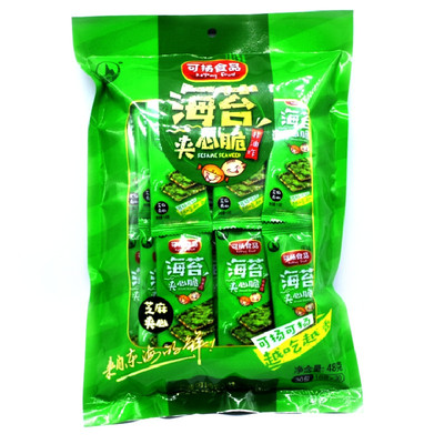 48g即食儿童孕妇芝麻夹心海苔