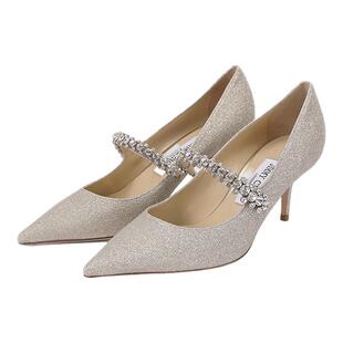 Jimmy Choo女士尖头细跟高跟鞋跟高6.5cm BING PUMP DGZ