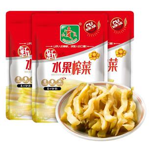山民水果榨菜80g*6即食鲜脆开味腌榨菜丝下饭菜早餐咸菜温州整箱