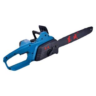 东成电链锯220v电锯家用小型手持伐木电据切割锯树锯柴插电式东城