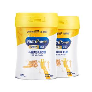 美赞臣学优力卓高3岁以上高钙儿童奶粉700g*2罐
