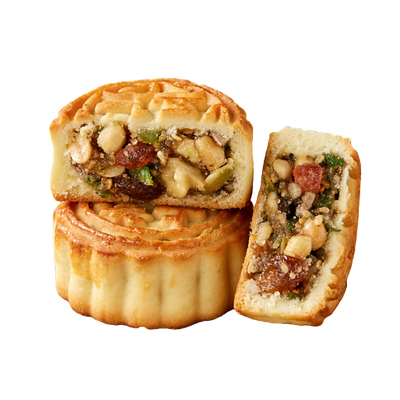 东北老式五仁月饼豆沙青红丝枣泥黑芝麻广式月饼中秋手工传统糕点
