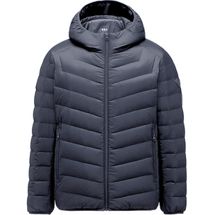 坦博尔简约户外羽绒服男内胆外穿休闲连帽短款轻薄羽绒服男士外套