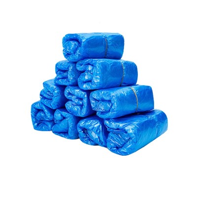 一次性鞋套家用室内加厚耐磨户外防尘学生防水防滑PE透明塑料脚套