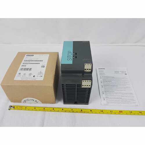 Siemens 6EP13342BA01 Power Supply PS3 In 120230VAC Out 24VDC
