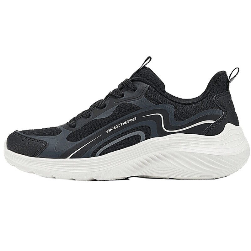 SKECHERS斯凯奇女子BOBS SQUAD WAVES BOBS运动休闲鞋117487-BLK