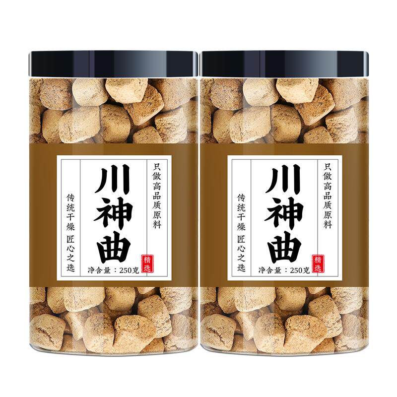 川神曲中药材500g正品脾胃煲汤乾隆四神汤云茯苓川神曲广陈皮芡实