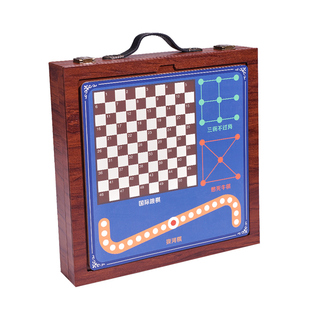 多功能棋盘多合一儿童桌游五子棋象棋围棋益智玩具新年礼物游戏