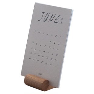 木墨生活 标签架 实木便签留言夹 标价牌照片立式展示架卡片底座