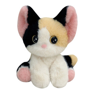 原创猫咪玩偶德文猫桌伴娃娃学习搭子暹罗猫毛绒玩具生日礼物女生