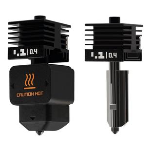 适用拓竹子P2S/H2D/H2S可拆卸硬化钢喷嘴热端打印头兼容喷嘴挤出头高容量热端配件打印板硬质钢打印机 快拆