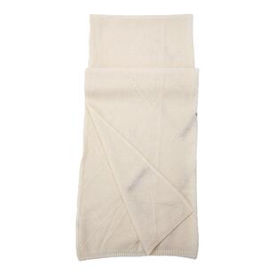 Riotlily/艾特里里山羊绒米白色宽版围巾送女友2026新年礼物