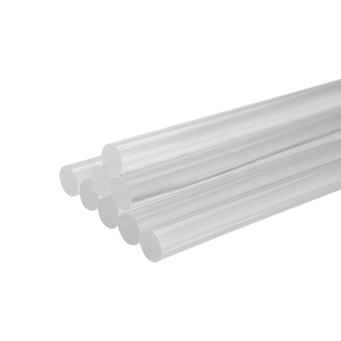 环保EVA高粘度热熔胶棒热熔胶枪7mm11m透明黄色白色透明胶条