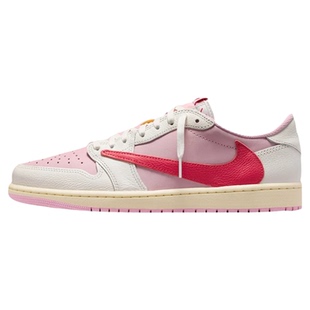 Air Jordan 1 Low OG 粉倒钩 TS联名 低帮 篮球鞋 粉色IQ7604-101