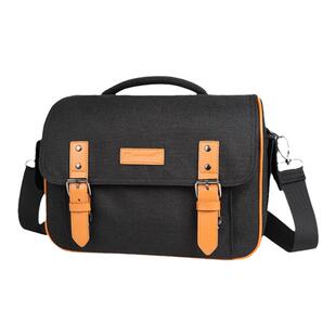 Prowell单肩相机包斜挎佳能单反收纳包帆布防水便携微单包摄影包