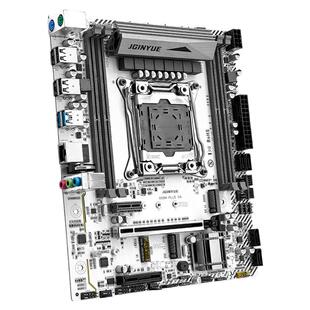 全新精粤 X99主板ARGB C612至强2011针E5 V3V4CPU白色台式机电脑