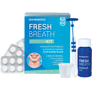 新西兰BLIS k12碧利口气清新套装口腔益生菌口溶型厌氧菌28天周期