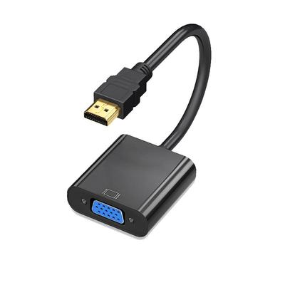 hdmi转vga转换器音频供电高清线接口主机机顶盒转换线电脑显示器