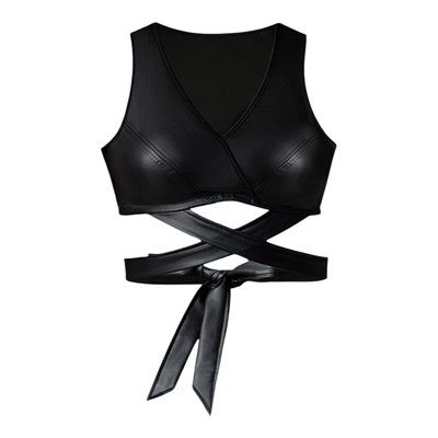 DonnaForte可外穿绑带皮革无钢圈内衣美背文胸背心|Paloma Edgy