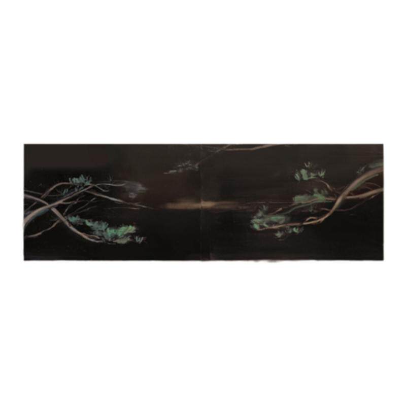 crisis art 6艺术微喷装饰画张涉嫌松树油画挂画客厅挂画现代大幅