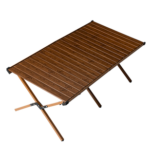 野餐桌椅咖啡馆奶茶店滑轨蛋卷桌户外折叠桌椅子桌子一体桌椅套装