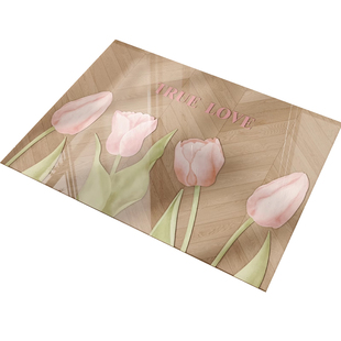 入户门地垫软玻璃透明地毯玄关室内家用耐脏防水免洗可擦PVC定制