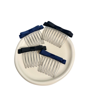 蝴蝶结发梳无痕插梳女前额刘海碎发整理神器高级感后脑勺盘发器