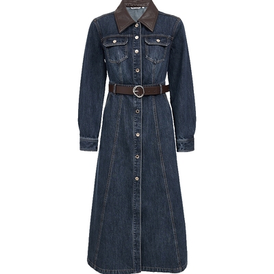 ONLY中长裙牛仔连衣裙