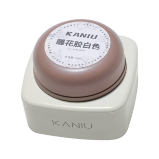 卡妞新款免洗缎光雕花胶美甲立体造型胶白色浮雕胶网红爆款甲油胶