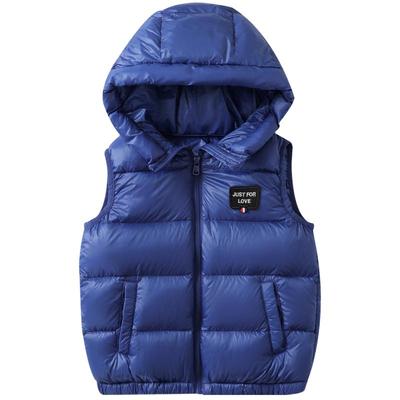 雅鹿儿童加厚羽绒马甲